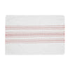 Antique White Stripe Coral Indoor/Outdoor Placemat Set of 6 13x19 - The Village Country Store 