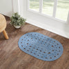 Celeste Blended Blue Indoor/Outdoor Rug Oval 20x30 - The Village Country Store 