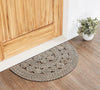 Celeste Blended Pebble Indoor/Outdoor Half Circle Rug 19.5x36 - The Village Country Store 