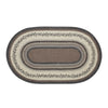 Floral Vine Jute Oval Rug w/ Pad 36x60 - The Village Country Store 