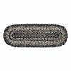 Sawyer Mill Black White Jute Oval Runner 8x24 - The Village Country Store 