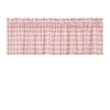 Annie Buffalo Coral Check Valance 16x60 - The Village Country Store 