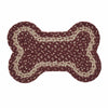 Burgundy Tan Indoor/Outdoor Small Bone Rug 11.5x17.5 - The Village Country Store 