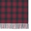 Cumberland Red Black Plaid Woven Throw 50x60 - The Village Country Store 
