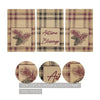 Connell Pinecone Plaid Tea Towel Set of 3 19x28 - The Village Country Store 