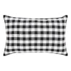 Annie Black Check Be Thankful Pumpkin Pillow 14x22 - The Village Country Store 