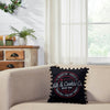 Annie Black Check Milk and Cookies Pillow 12x12 - The Village Country Store 