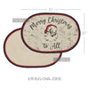 Jolly Ole Santa Jute Rug Oval 20x30 - The Village Country Store 