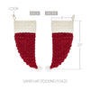 Kringle Chenille Santa Hat Stocking 9.5x20 - The Village Country Store 