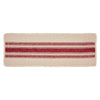 Yuletide Burlap Red Stripe Runner 12x36 - The Village Country Store 