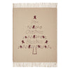 Gable Prim Christmas Blessings Woven Throw 50x60 - The Village Country Store 