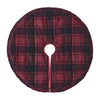 Cumberland Red Black Plaid Tree Skirt 24 - The Village Country Store 