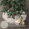 Sawyer Mill Charcoal Ticking Stripe Tree Skirt 36 - The Village Country Store 
