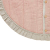 Sawyer Mill Red Ticking Stripe Tree Skirt 48 - The Village Country Store 