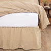 Burlap Vintage Ruffled Queen Bed Skirt 60x80x16 - The Village Country Store 