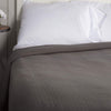 Serenity Grey Queen Cotton Woven Blanket 90x90 - The Village Country Store 