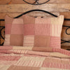 Sawyer Mill Red Quilted Euro Sham 26x26 - The Village Country Store 