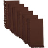 Cassidy Burgundy Napkin Set of 6 18x18 - The Village Country Store 