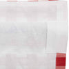 Annie Buffalo Red Check Ruffled Panel Set of 2 96x50 - The Village Country Store 