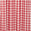 Annie Buffalo Red Check Ruffled Panel Set of 2 96x50 - The Village Country Store 