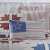 Celebration Patchwork Flag Pillow 14x22 - The Village Country Store 