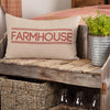 Sawyer Mill Red Farmhouse Pillow 14x22 - The Village Country Store 