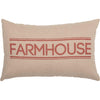 Sawyer Mill Red Farmhouse Pillow 14x22 - The Village Country Store 