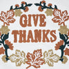 Wheat Plaid Give Thanks Pillow 18x18 - The Village Country Store 
