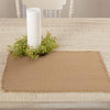 Burlap Vintage Placemat Set of 6 Fringed 12x18 - The Village Country Store 