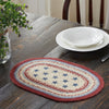 Celebration Jute Oval Placemat 10x15 - The Village Country Store 