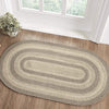 Cobblestone Jute Rug Oval w/ Pad 27x48 - The Village Country Store 