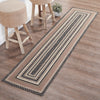 Sawyer Mill Charcoal Creme Jute Rug/Runner Rect w/ Pad 24x96 - The Village Country Store 