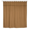 Burlap Natural Shower Curtain 72x72 - The Village Country Store 