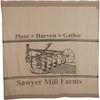 Sawyer Mill Charcoal Plow Shower Curtain 72x72 - The Village Country Store 