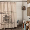 Sawyer Mill Charcoal Plow Shower Curtain 72x72 - The Village Country Store 