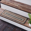 Sawyer Mill Charcoal Creme Jute Stair Tread Rect Latex 8.5x27 - The Village Country Store 