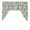 Dorset Green Floral Swag Set of 2 36x36x16 - The Village Country Store 