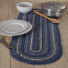 Great Falls Blue Jute Oval Runner 13x36 - The Village Country Store 