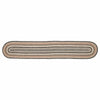 Sawyer Mill Charcoal Creme Jute Oval Runner 13x72 - The Village Country Store 