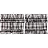 Annie Buffalo Black Check Ruffled Tier Set of 2 L24xW36 - The Village Country Store 