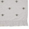 Embroidered Bee Tier Set of 2 L36xW36 - The Village Country Store 