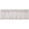 Annie Buffalo Grey Check Valance 16x60 - The Village Country Store 