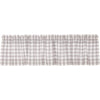 Annie Buffalo Grey Check Valance 16x72 - The Village Country Store 
