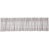 Annie Buffalo Grey Check Valance 16x90 - The Village Country Store 