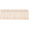 Annie Buffalo Tan Check Valance 16x60 - The Village Country Store 