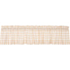 Annie Buffalo Tan Check Valance 16x90 - The Village Country Store 