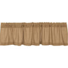Burlap Natural Valance 16x72 - The Village Country Store 