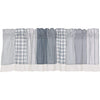 Sawyer Mill Blue Patchwork Valance 19x60 - The Village Country Store 