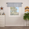 Sawyer Mill Blue Plaid Valance 16x60 - The Village Country Store 