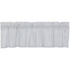 Sawyer Mill Blue Ticking Stripe Valance 16x60 - The Village Country Store 